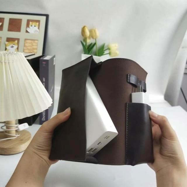 3C線材收納包 PU皮質 充電線收納 3C配件 手機配件 數據線收納 辦公小物 居家整理 送禮