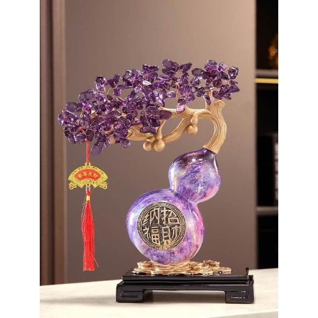 開業發財樹搖錢樹招財元寶葫蘆擺件裝飾喬遷之喜新居禮物搬家禮品