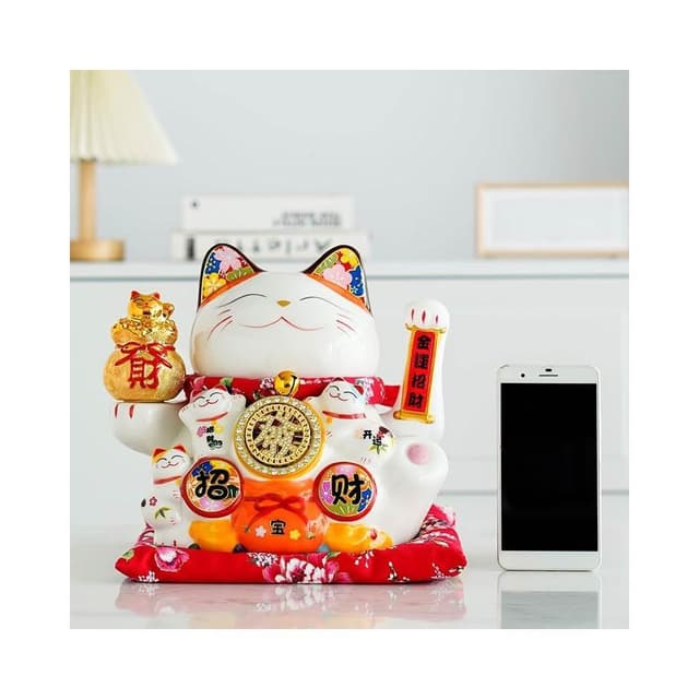 大號招財貓新店開業擺件自動搖手招財送禮前臺收銀臺喬遷禮物