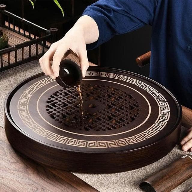 木質茶盤 茶托 茶臺 泡茶盤 茶具組 家用茶盤 實木茶盤 儲水式茶盤 竹制 實木瀝水盤DYT