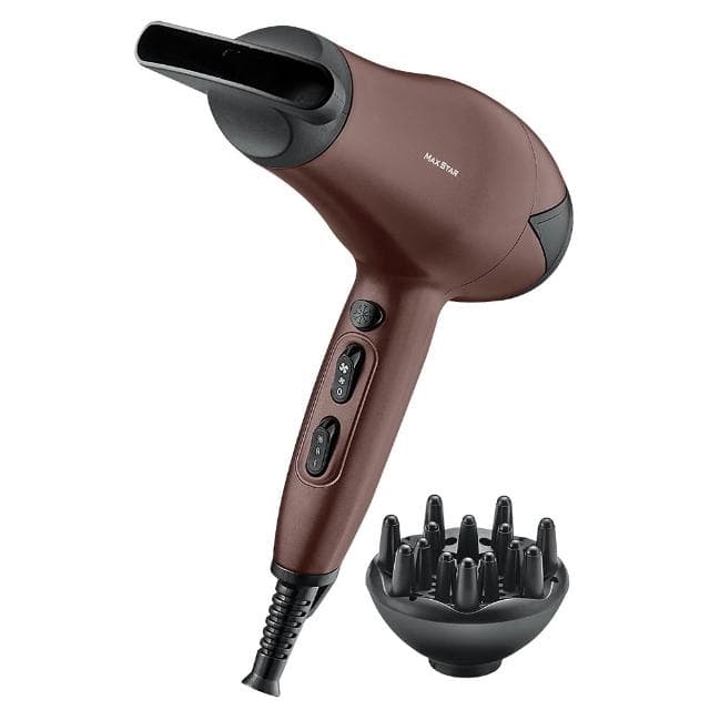 【太星電工】MAX STAR 負離子沙龍吹風機1400W/附蓬鬆烘罩 HNA1400