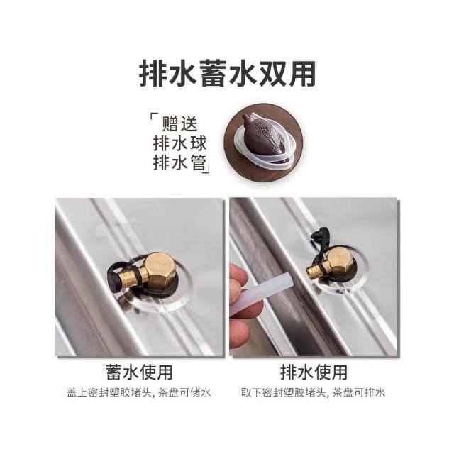 家用花梨木實木茶盤新中式瀝水茶海辦公簡約功夫茶具輕奢排水茶臺