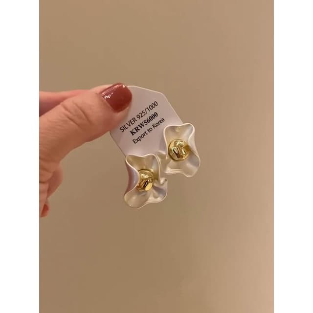 🎗飾間首飾鋪 方形圓臉不規則立體金屬春夏耳環首飾女輕奢高級感耳飾氣質獨特飾品