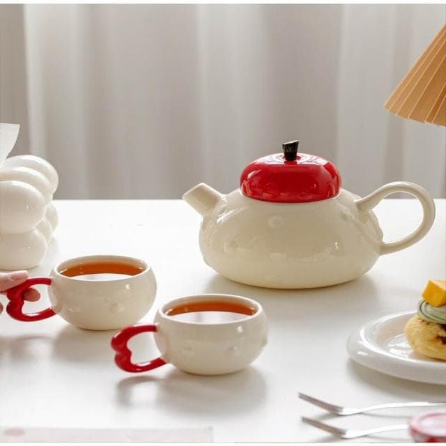 小慕KOGURE 茶具套裝 陶瓷 泡茶壺 茶具組 家用 防燙 茶壺茶杯 禮盒包裝