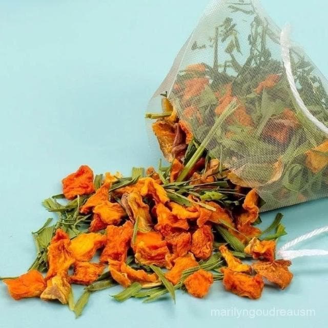 阿四嫂 南瓜竹葉茶南瓜茶喝養生冷熱可泡網紅無添加水果茶花果茶