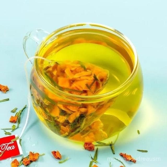 阿四嫂 南瓜竹葉茶南瓜茶喝養生冷熱可泡網紅無添加水果茶花果茶
