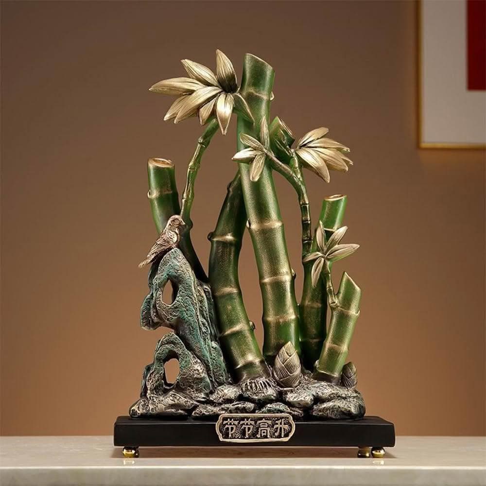節節高升竹子擺件招財如意客廳玄關裝飾品喬遷辦公室禮物開業禮品CJY