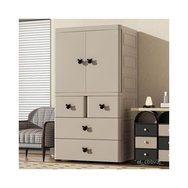 新品💙兒童衣櫃 寶寶衣櫃 寶寶衣櫥 兒童衣櫥 嬰兒收納櫃 整理置物櫃 收納架 玩具收納架 簡易兒童衣櫥 衣服整理儲物櫃