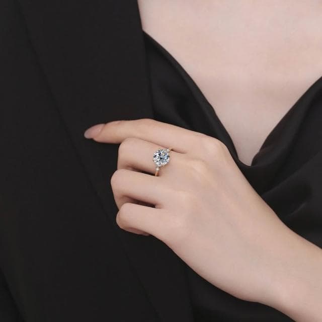 【米蘭精品】現貨+預購 頂級莫桑鑽石戒指925純銀戒指婚戒女鑽戒子求婚戒情人節禮物-高級3克拉D色戒74lp36