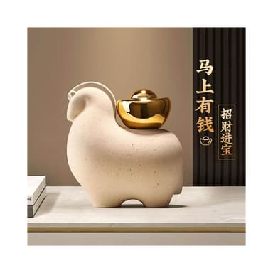 馬上有錢 擺件 玄關擺件 入厝禮物 玄關擺件 招財 招財擺飾 招財擺件 入厝擺件 財位擺飾 開幕送禮 裝飾喬遷開業禮物