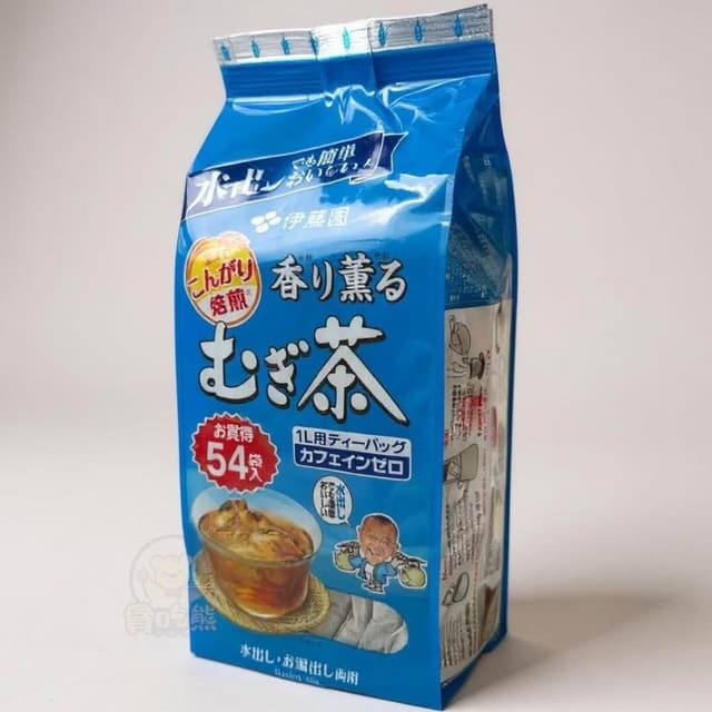 【伊藤園】*貪吃熊*日本 伊藤園 麥茶 香薰麥茶 茶包 (54入|袋) 效期26年8月30日