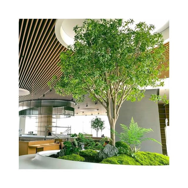 🌿🎈高端馬醉木 仿真植物 櫥窗造景 室內裝飾樹 仿生綠植 大型假樹 簡約景觀
