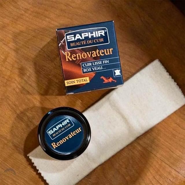 【SAPHIR 莎菲爾】SAPHIR莎菲爾 皮革滋養霜  深色皮革專用保養品 皮革深層保養 皮革保養品推薦