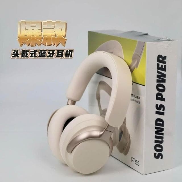 爆款頭戴式藍牙耳機5.3可插卡高續航3D立體耳罩遊戲音樂無線耳機