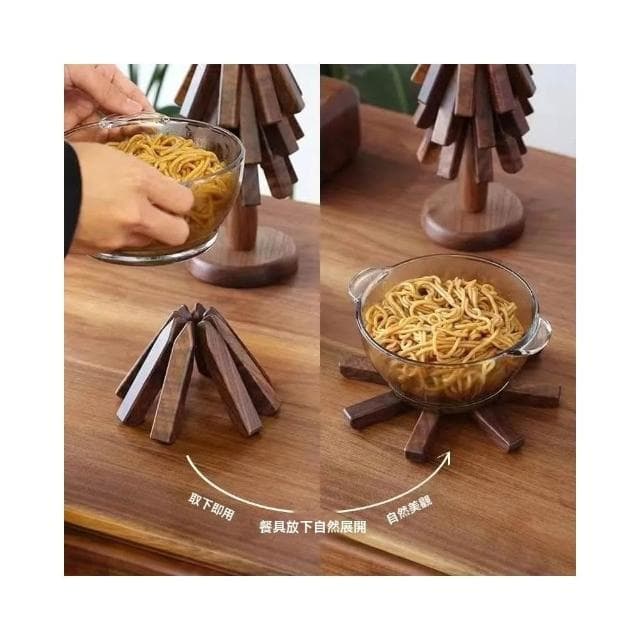 黑胡桃 實木隔熱墊 餐桌擺件 一棵樹 防燙 隔熱墊 杯墊 鍋墊 創意 小樹隔熱墊 喬遷禮物 生日禮物 禮物