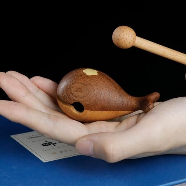 喜可xekoro小鯨魚木魚敲靜心神器便攜木魚送朋友同學閨蜜可愛小禮物木魚