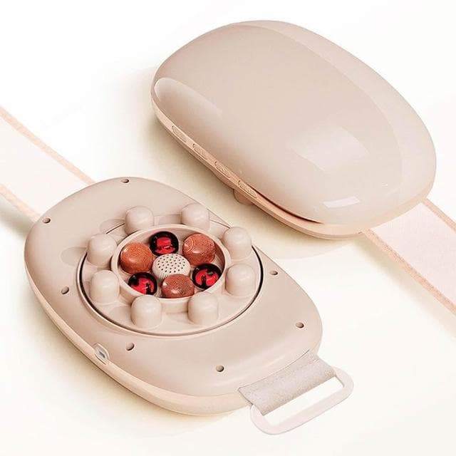 [舒活健康生活館]電動砭石揉腹儀雙向深度腹部按摩器 推脂腰帶 穴位按摩  按摩腹部 母親節禮物