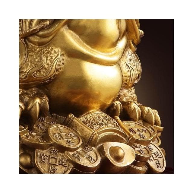 純銅金蟾蜍招財金蟾三腳金蟾蜍三足銅蟾蜍銅元寶金蟬咬錢金蟾蜍工藝品擺件招財擺飾禮物開業開運