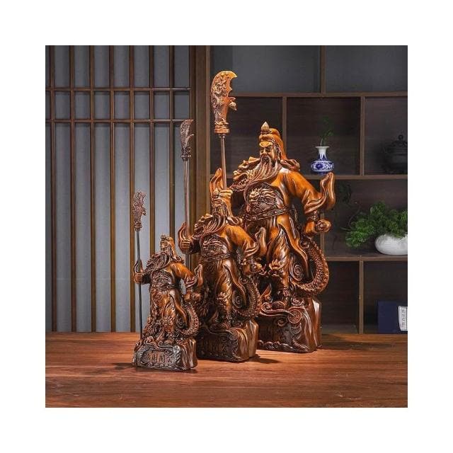 關公像 關二爺擺件 武財神 關羽雕像 做生意招財 開業送禮 家中供奉神像 客廳擺件 店鋪公司供奉擺設