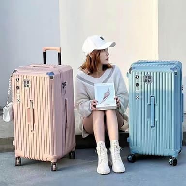 年中限時下殺 最新升級 萬向五輪旅行箱  USB充電口 多功能 行李箱 杯架 海關鎖 旅行箱 多尺寸 高品質
