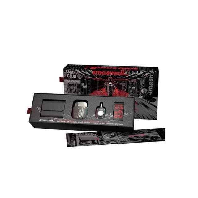 【SMASMALL 昔馬】昔馬 SMASMALL 黑夜騎士電動刮鬍刀禮盒－傳奇灰 電動刮鬍刀