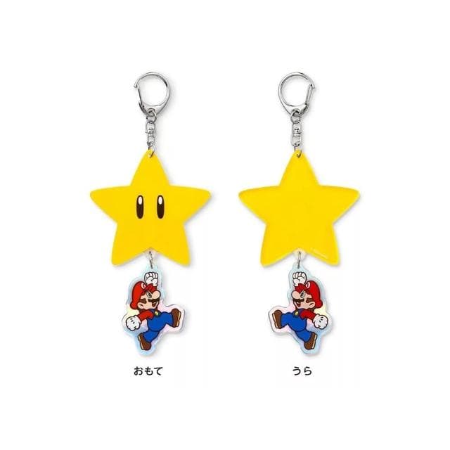 【Nintendo 任天堂】任天堂旗艦店限定 超級瑪利歐 吊飾 無敵星 星星吊飾 瑪利歐 生活小物 交換禮物 生日禮物