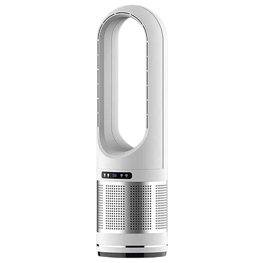 【EARISE 雅蘭仕】46寸冷暖兩用無葉電風扇 家用臺式取暖器 落地暖風機 空氣淨化扇/無葉風扇