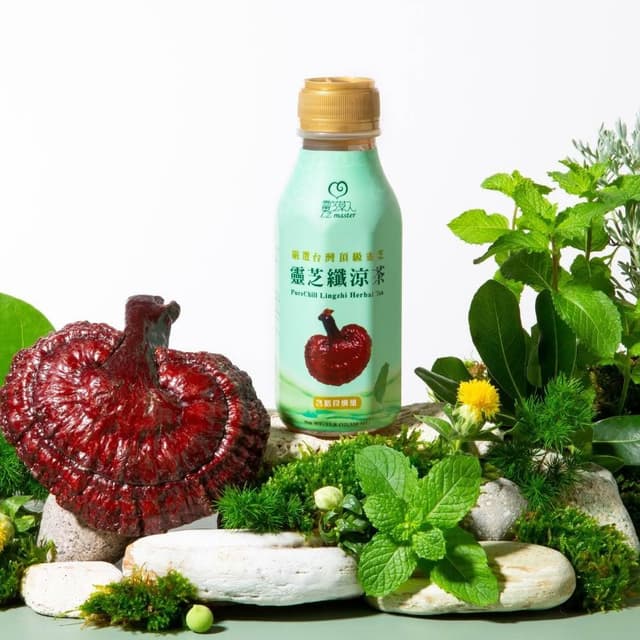 靈芝草人 靈芝纖涼茶 350ml (12入/箱) 免運 父親節禮物 退火神器 靈芝草本X玉米纖維  無加糖自然甜 
