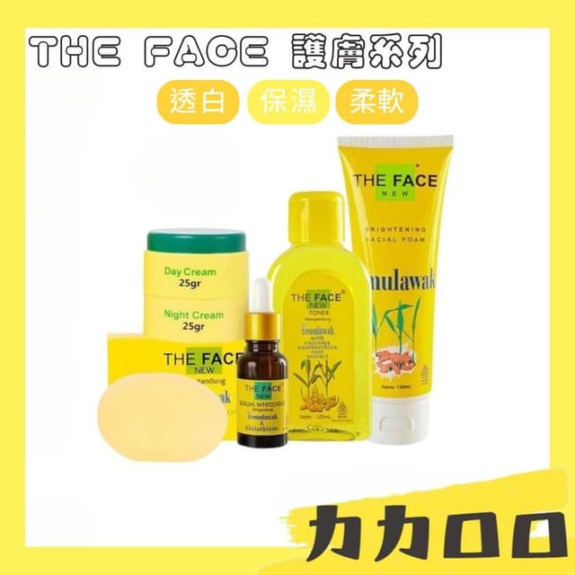 THE FACE 護膚系列 保養品 乳霜 保養 日常使用 臉部保養 肌膚保養 保濕 透亮 洗面乳 日霜 KBT373