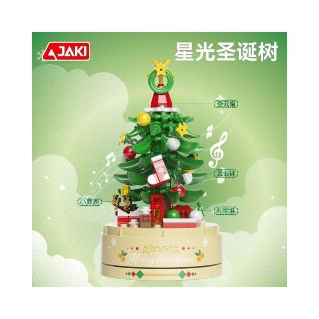 新品 聖誕樹音樂盒 送禮品 聖誕節DIY禮物 八音盒 