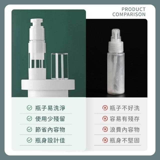 【夢巴黎】真空分裝瓶 分裝瓶 噴霧瓶 乳液瓶 化妝瓶 旅行分裝瓶 保養品分裝