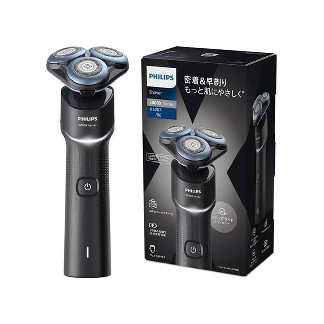 【Philips 飛利浦】電動刮鬍刀 電鬍刀 5000X系列 男性用 X5007/00 黑色 日版