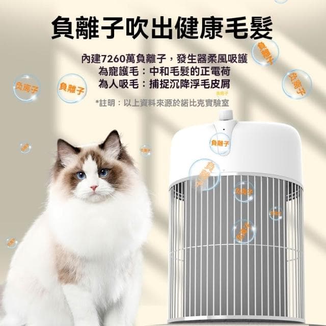 【窩居】寵物空氣凈化器 家用貓狗吸附浮毛 負離子除味殺菌 除臭機