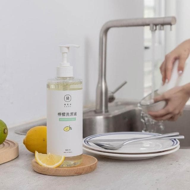 【EASE 簡易淨】檸檬洗潔液 500ml (洗碗精/碗盤清潔/台灣研發 )