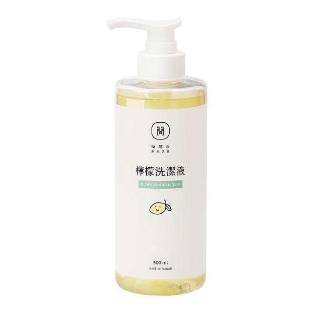 【EASE 簡易淨】檸檬洗潔液 500ml (洗碗精/碗盤清潔/台灣研發 )