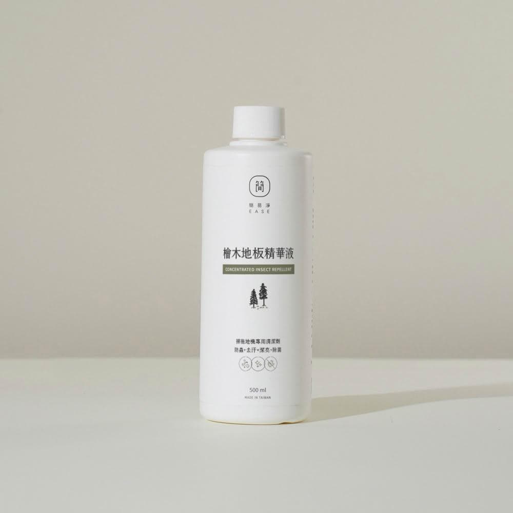 【EASE 簡易淨】檜木地板精華液 500ml (寵物友善/掃拖機器人專用/地板清潔劑/萬用清潔/台灣研發)
