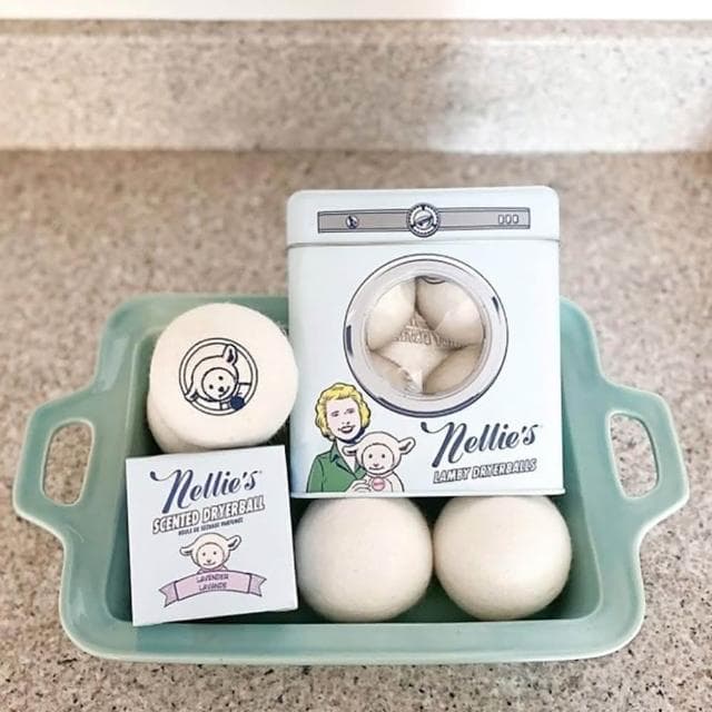 【Nellies】天然無毒復古存錢筒鐵盒 100%純羊毛烘衣球 4顆入 (代理商原廠正貨/交換禮物/聖誕禮物)