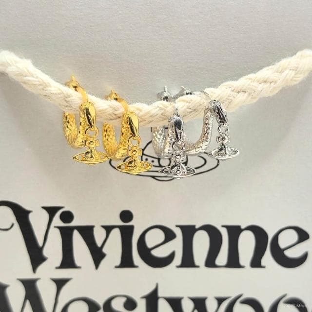  Vivienne Westwood蛇年限定款 小蛇orb土星耳圈耳環女 輕奢時尚星球耳墜