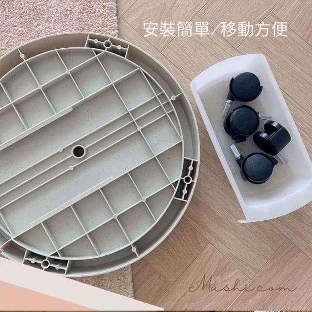 Mushi 現貨🎉熱銷 [移動接水盤] 水泥盆/花盆托盤/接水盤/盆栽/倒水移動都很方便/沐時嚴選