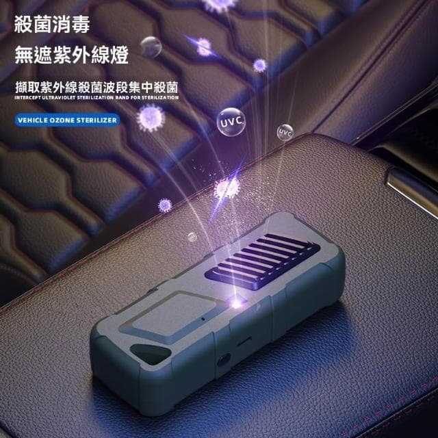 【Future Tech 未來科技】車載空氣凈化器 新車智能充電臭氧發生器 家用鞋櫃除異味器