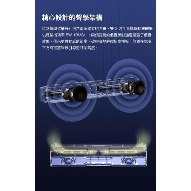 【EDIFIER】QS30 桌面藍牙聲霸 (漫步者/喇叭/藍牙喇叭/電腦喇叭/內建麥克風)