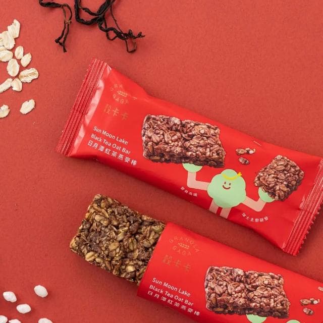 【GRANOLA GAGA 穀卡卡】燕麥棒26gx6入盒裝 (日月潭紅茶;蛋白棒/營養棒/能量棒/高纖低卡/健康點心)