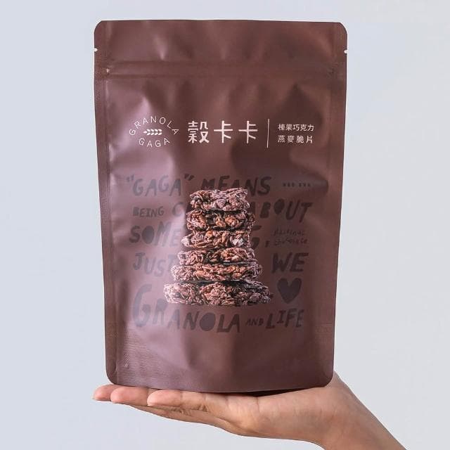 【GRANOLA GAGA 穀卡卡】燕麥脆片200g (榛果巧克力;高纖低卡/植物蛋白/早餐麥片/零嘴餅乾)