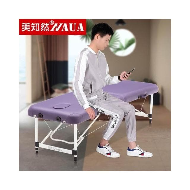 美知然原始點折疊按摩床推拿床美容理療紋繡床家用可攜式手提簡易