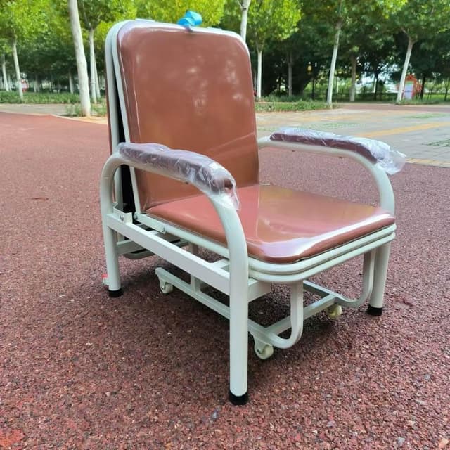 升級版加寬加固陪護椅床倆用多功能單人折疊床醫院養老院門診直銷