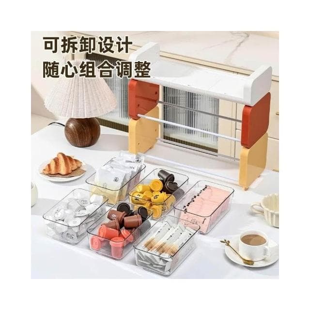 免運 亞克力桌面置物架 多層桌面置物架茶具收納架家用桌面多功能置物架 亞克力材質