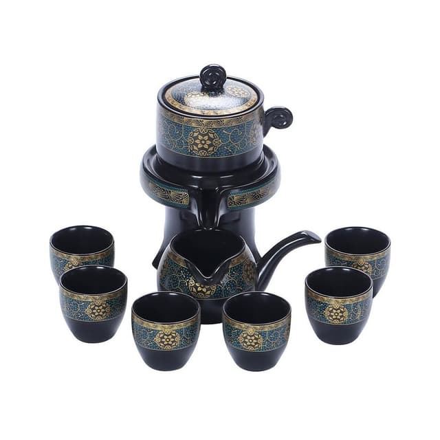 【生活好鄰居】自動茶具套組｜24H急速出貨(懶人泡茶 茶具禮盒 自動泡茶)