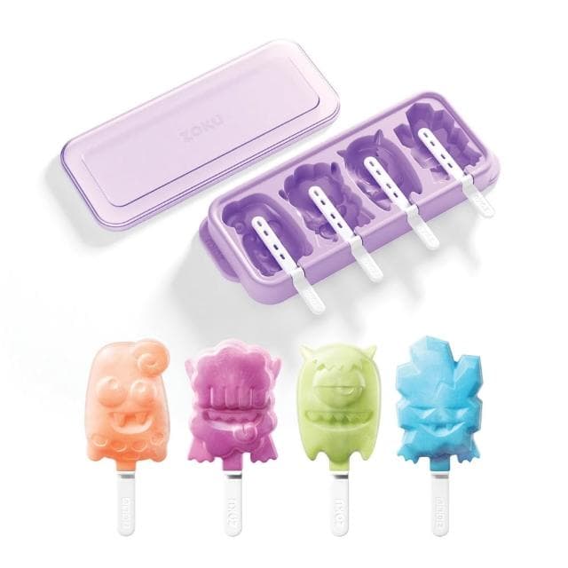 【ZOKU】小怪獸冰棒模具組 (冰棍/雪糕模具/矽膠模具)