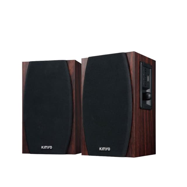 【KINYO】2.0木質藍牙多媒體音箱-福利品