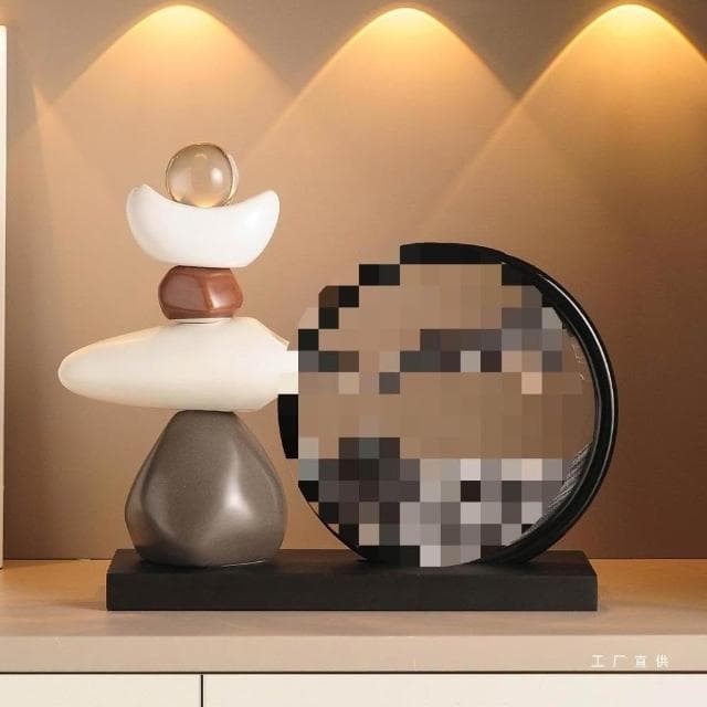 免運熱銷流沙畫擺件辦公室客廳酒櫃電視櫃玄關擺裝飾品喬遷禮物流沙畫擺件